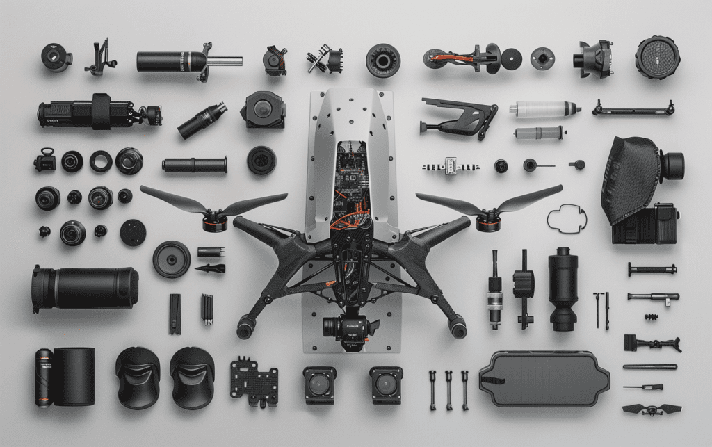 components of a drone